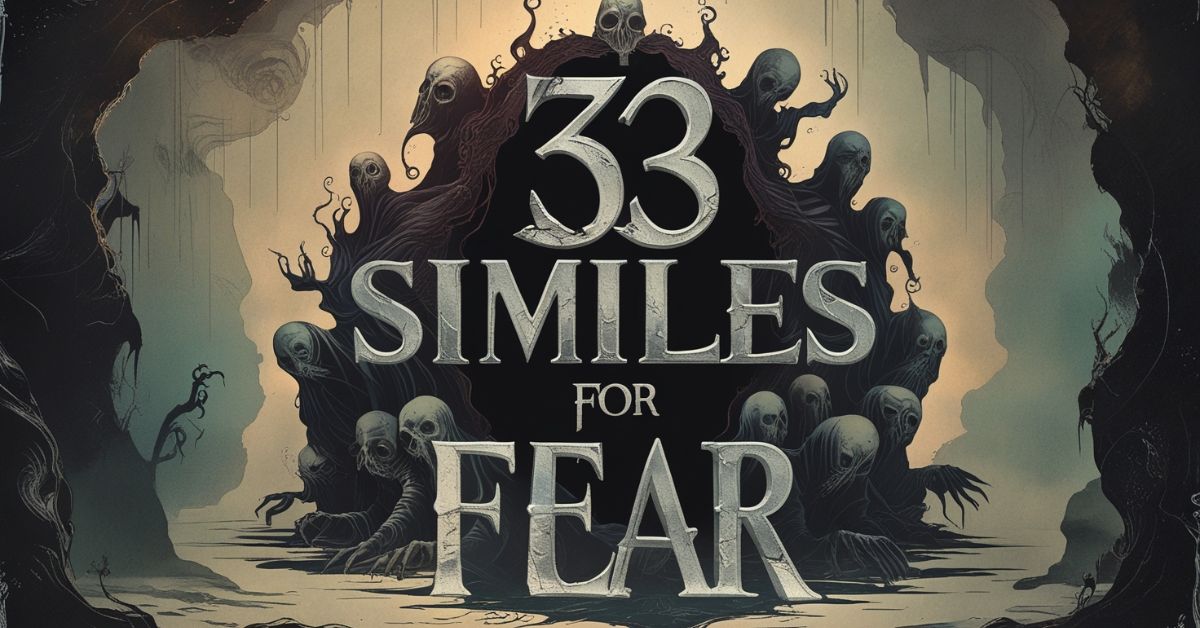 33 Similes for Fear