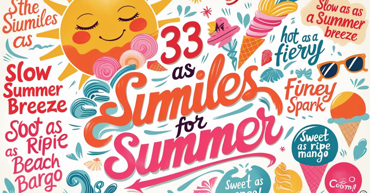 33 Similes for Summer