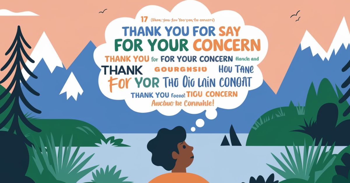 17 Other Ways to Say “Thank You for Your Concern”