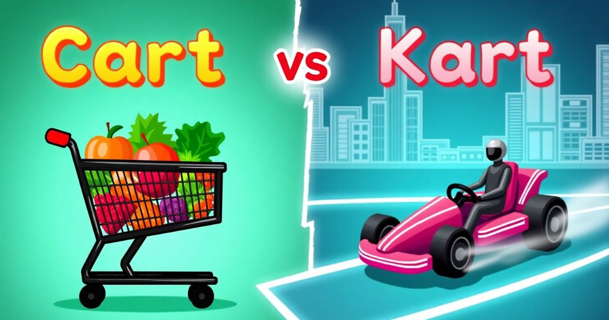 Cart vs Kart Which Spelling to Use