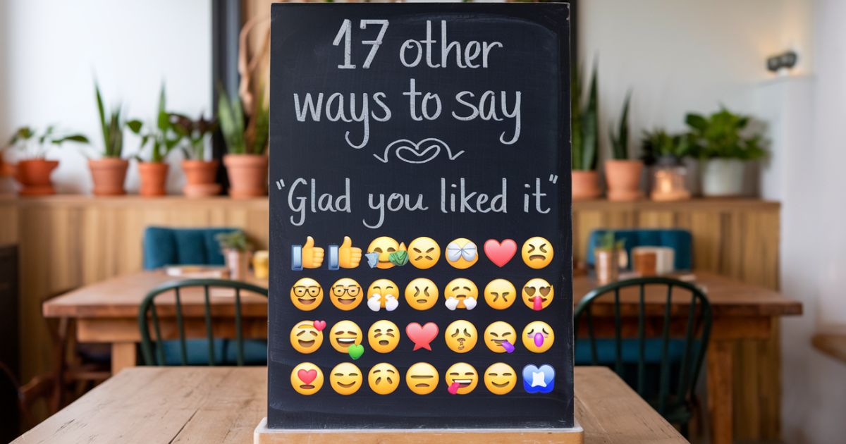 17 Other Ways to Say “Glad You Liked It”