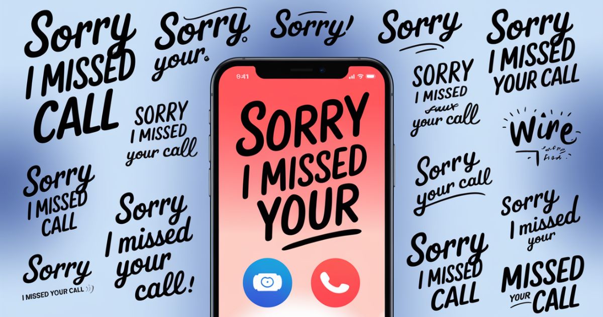 Yearning for more polite alternatives to 'Sorry I Missed Your Call' Discover 10 respectful and effective ways to show courtesy in various